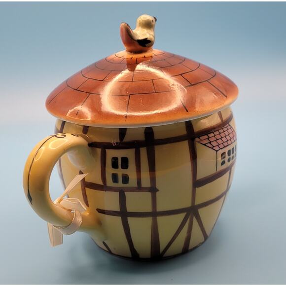 Vintage Red Horse Inn Ceramic Tea Pot English Look Cottage Ware #8405 - Picture 6 of 16